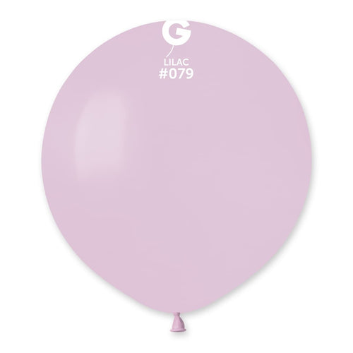 Gemar Latex Balloons Standard Lilac #079 19 in - 5 pieces
