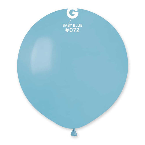 Gemar Latex Balloons Standard Baby Blue #072 31in - 1 piece