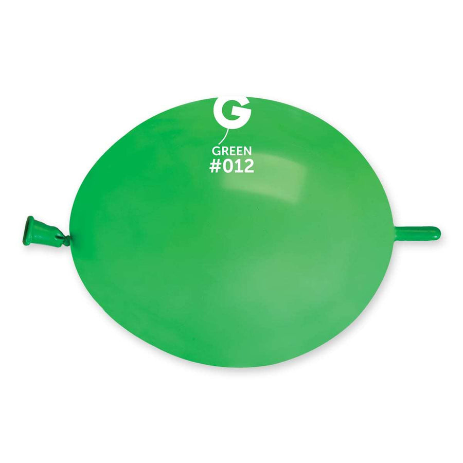 Gemar Latex Balloons Standard Green Med #012 6in - 100 pieces