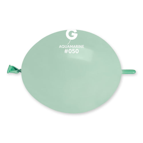 Gemar Latex Balloons Standard Acquamarine #050 6in - 100 pieces