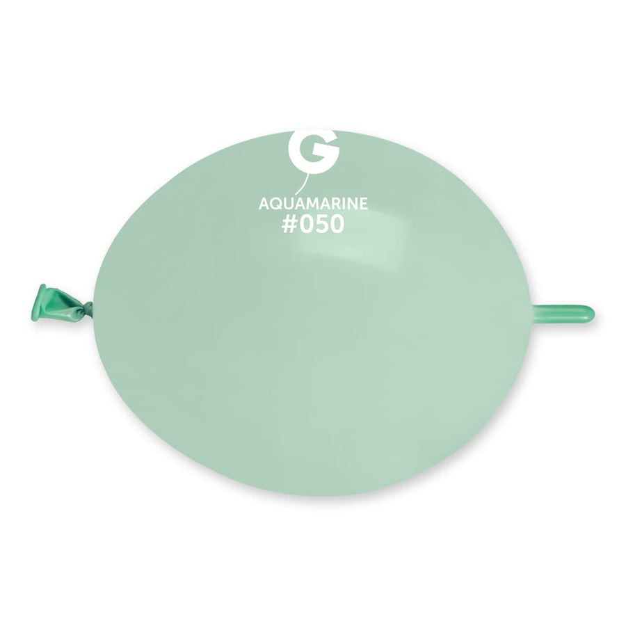 Gemar Latex Balloons Standard Acquamarine #050 6in - 100 pieces