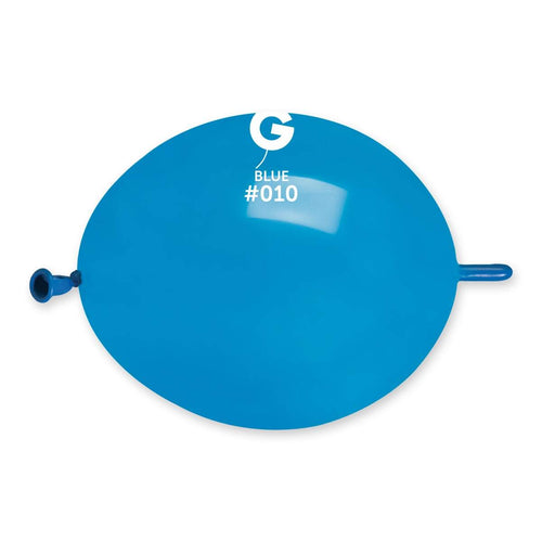Gemar Latex Balloons Standard Blue Med #010 6in - 100 pieces