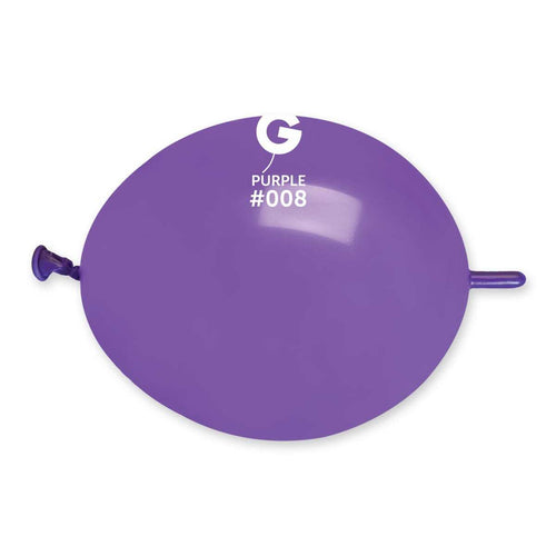 Gemar Latex Balloons Standard Purple #008 6in - 100 pieces