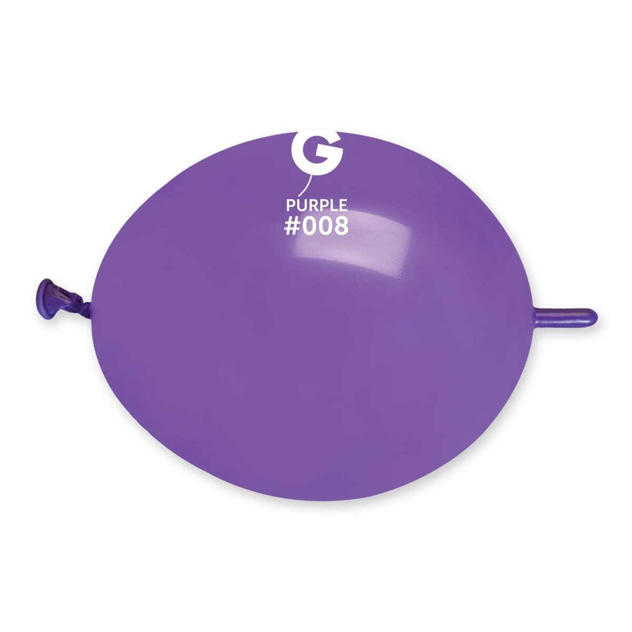 Gemar Latex Balloons Standard Purple #008 6in - 100 pieces