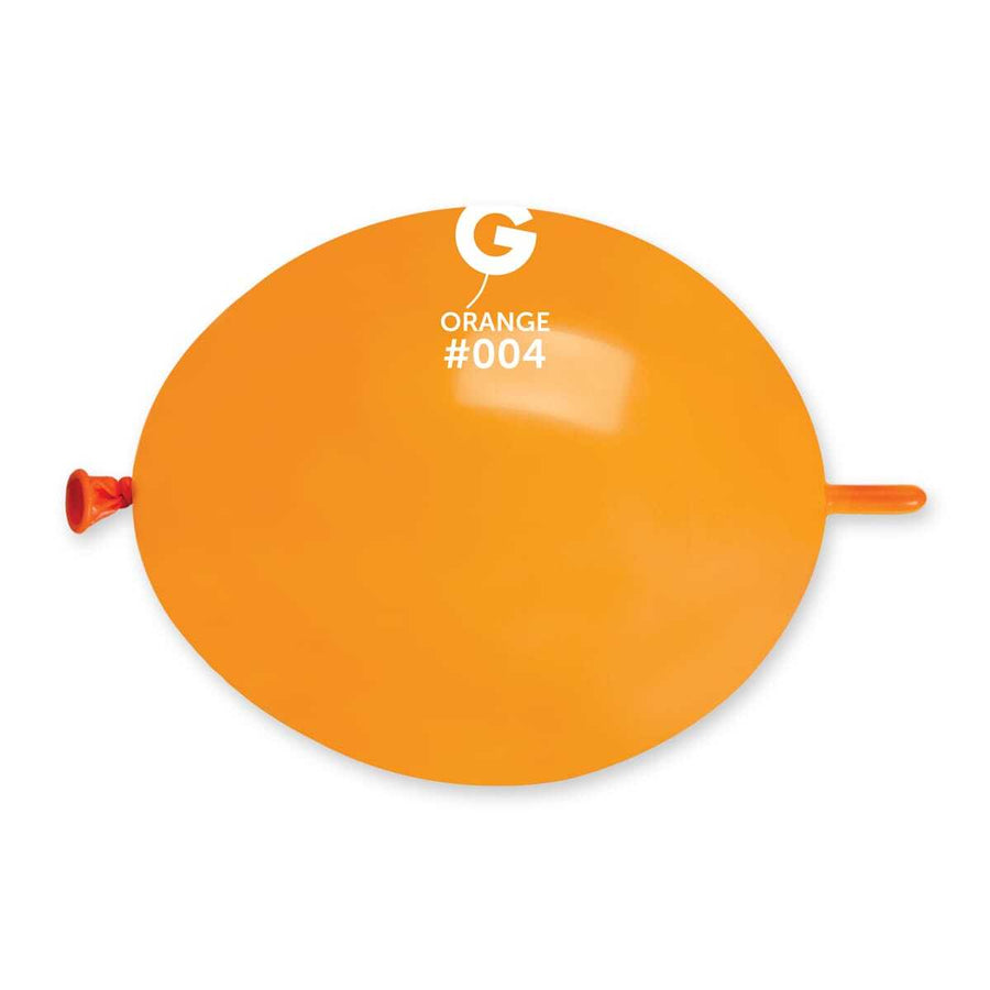 Gemar Latex Balloons Standard Orange #004 6in - 100 pieces