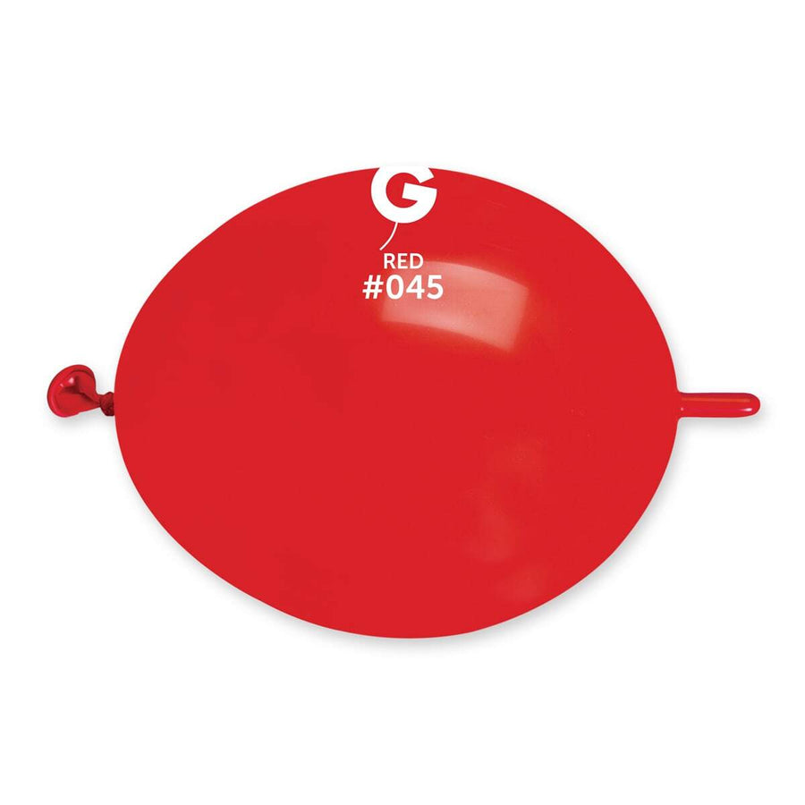 Gemar Latex Balloons Standard Red #045 6in - 100 pieces