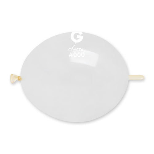 Gemar Latex Balloons Crystal Clear #000 6in - 100 pieces