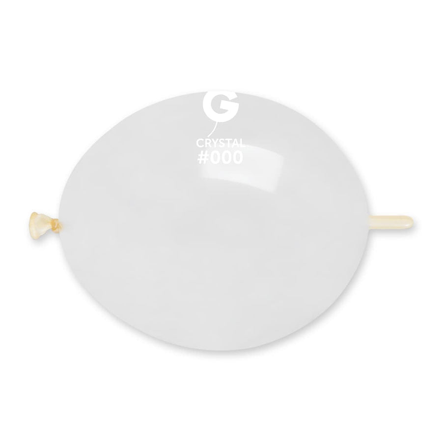 Gemar Latex Balloons Crystal Clear #000 6in - 100 pieces
