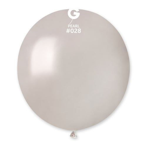 Gemar Latex Balloons Metal Pearl #028 19in - 5 Pieces