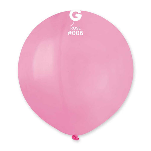 Gemar Latex Balloons Standard Rose #006 19in - 5 pieces