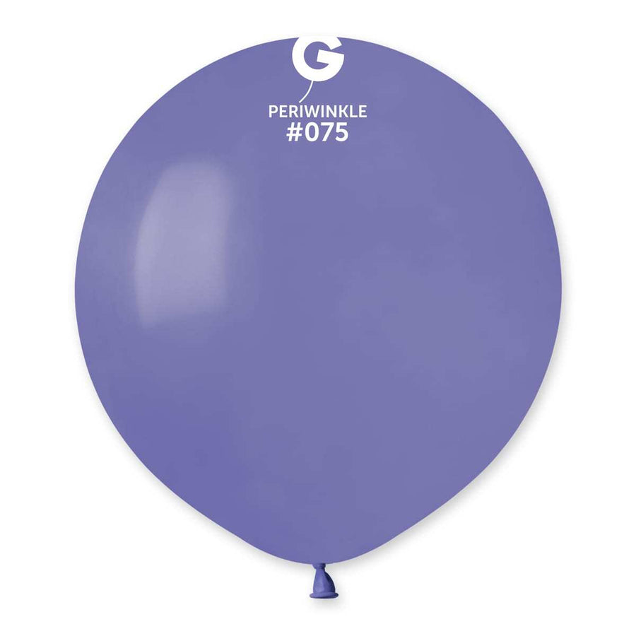 Gemar Latex Balloons Standard Periwinkle #075 19in - 5 pieces