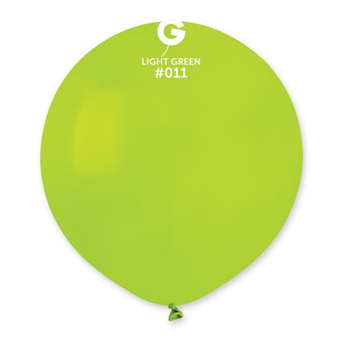 Gemar Latex Balloons Standard Light Green #011 19in - 5 pieces