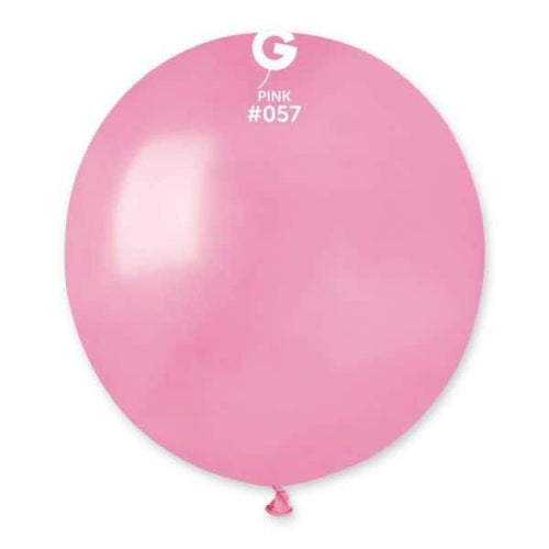 Gemar Latex Balloons Standard Pink #057 19in - 5 pieces