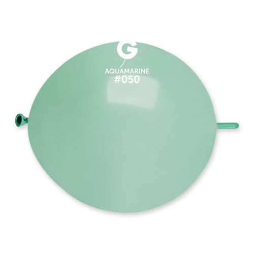 Gemar Latex Balloons Standard Acquamarine #050 13in - 50 pieces