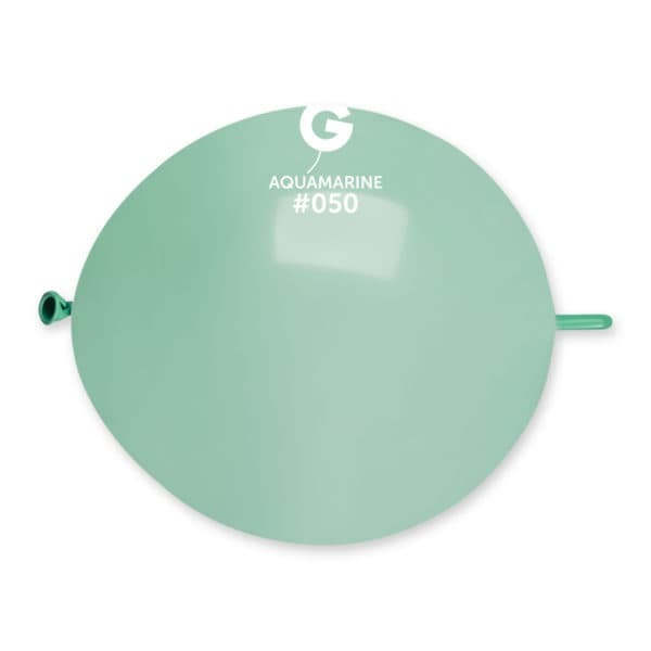 Gemar Latex Balloons Standard Acquamarine #050 13in - 50 pieces