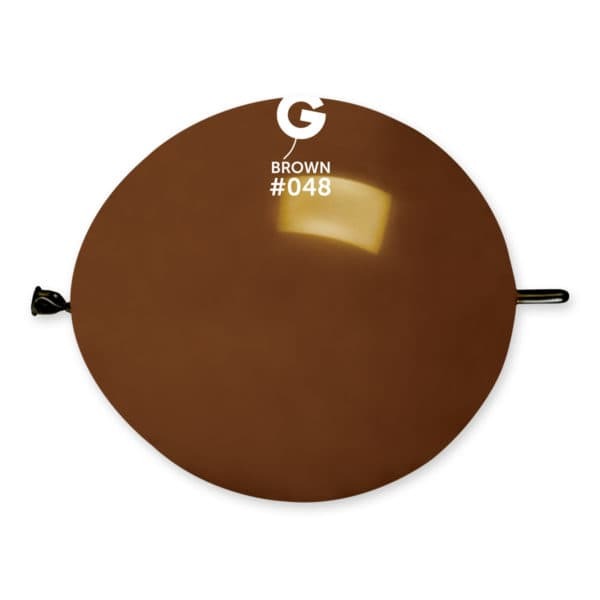 Gemar Latex Balloons Standard Brown #048 13in - 50 pieces