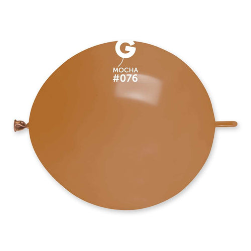 Gemar Latex Balloons Standard Mocha #076 13in - 50 pieces