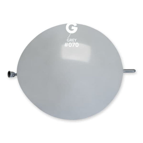 Gemar Latex Balloons Standard Grey #070 13in - 50 pieces