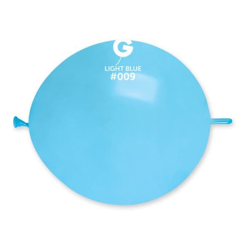 Gemar Latex Balloons Standard Light Blue #009 13in - 50 pieces