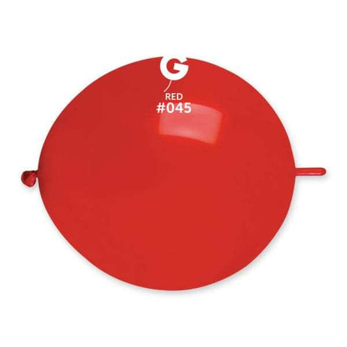 Gemar Latex Balloons Standard Red #045 13in - 50 pieces