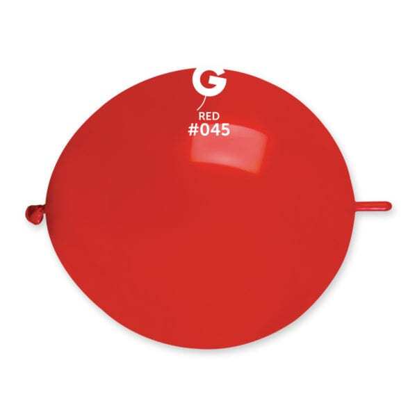 Gemar Latex Balloons Standard Red #045 13in - 50 pieces