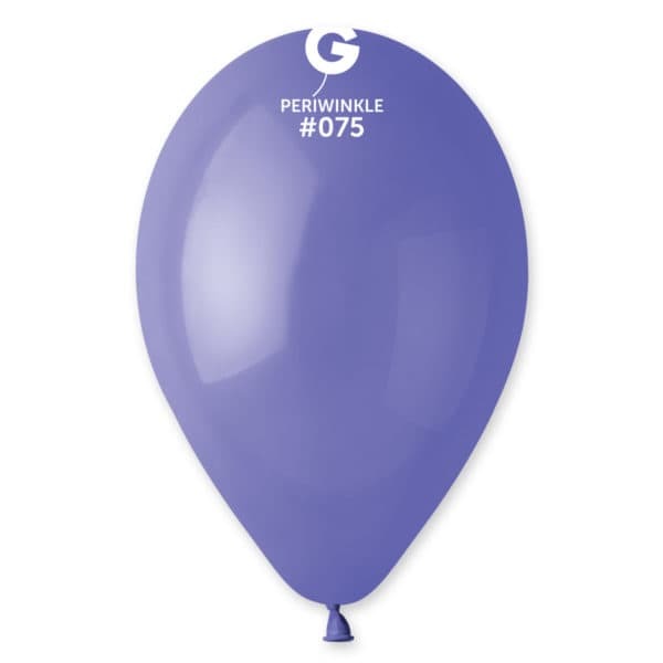 Gemar Latex Balloons Standard Periwikle #075 12in - 50 pieces
