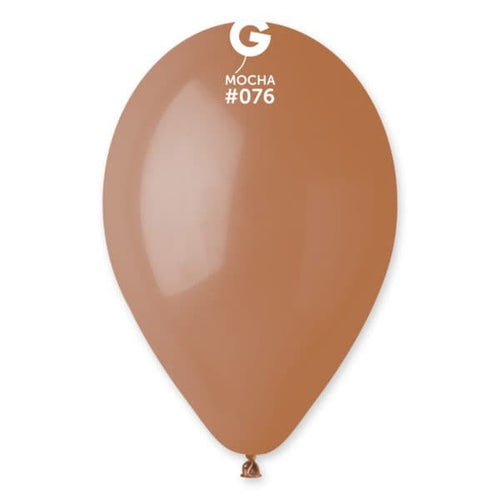Gemar Latex Balloons Standard Mocha #076 12in - 50 pieces