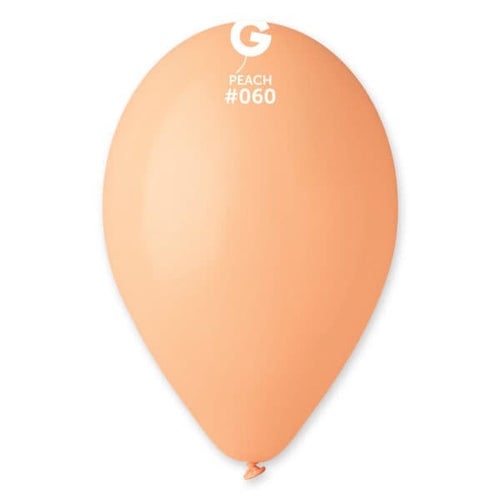 Gemar Latex Balloons Standard Peach #060 12in - 50 pieces