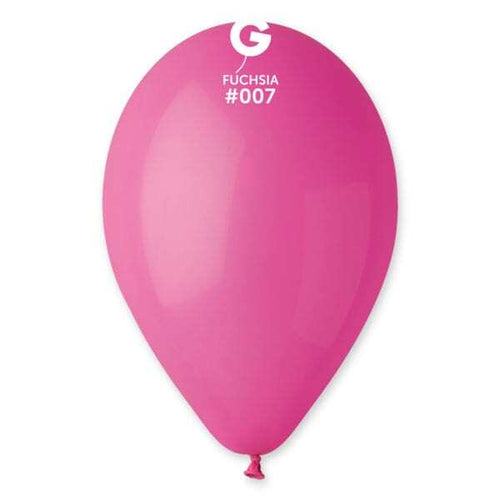 Gemar Latex Balloons Standard Fuchsia #007 12in - 50 pieces