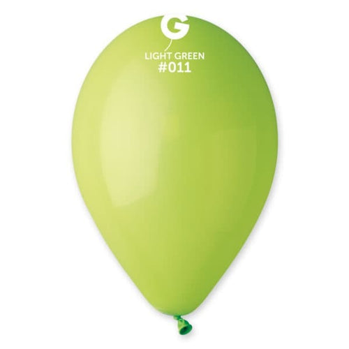 Gemar Latex Balloons Standard Light Green #011 12in - 50 pieces