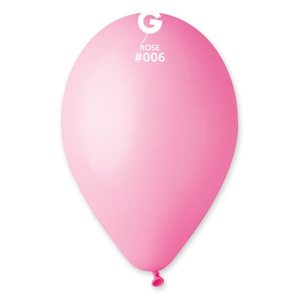 Gemar Latex Balloons Standard Rose #006 12in - 50 pieces