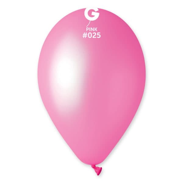 Gemar Latex Balloons Neon Pink #025 12in - 50 pieces