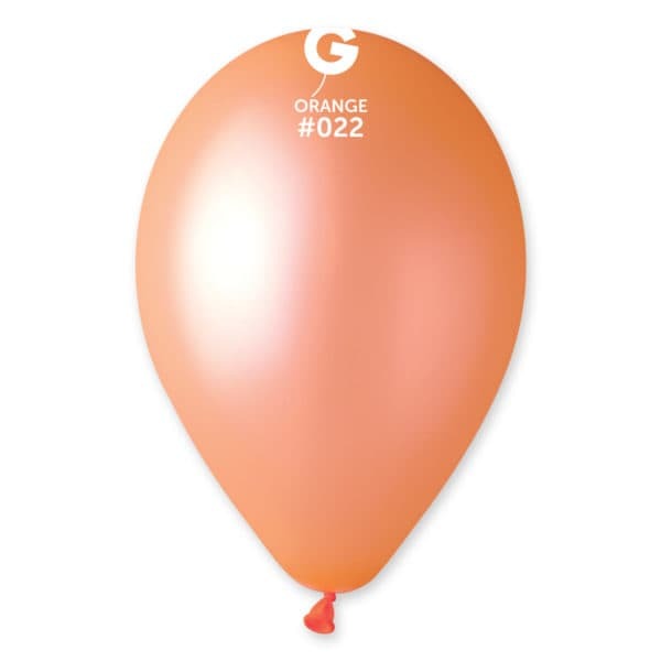 Gemar Latex Balloons Neon Orange #022 12in - 50 pieces