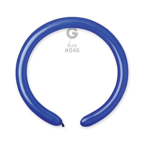 Gemar Latex Balloons Standard Blue #046 2in - 50 pieces