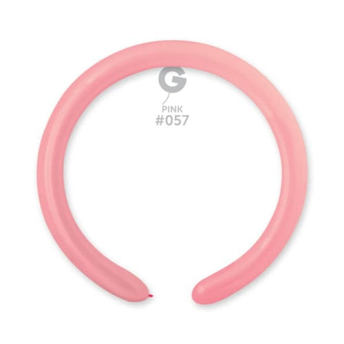 Gemar Latex Balloons Standard Pink #057 2in - 50 pieces