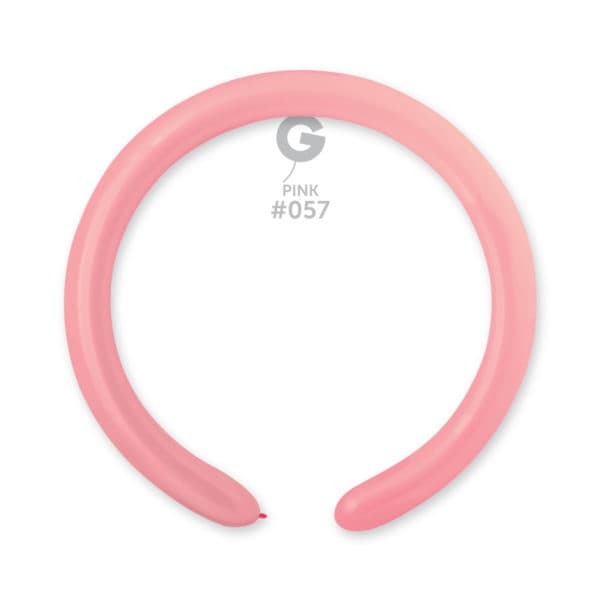 Gemar Latex Balloons Standard Pink #057 2in - 50 pieces