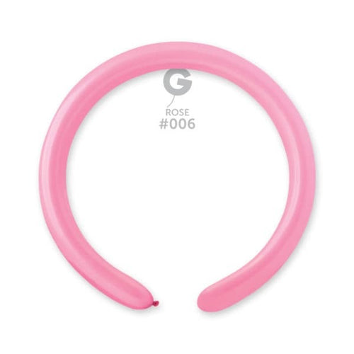 Gemar Latex Balloons Standard Rose #006 2in - 50 pieces