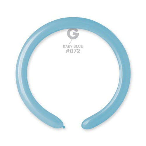 Gemar Latex Balloons Standard Baby Blue #072 2in - 50 pieces