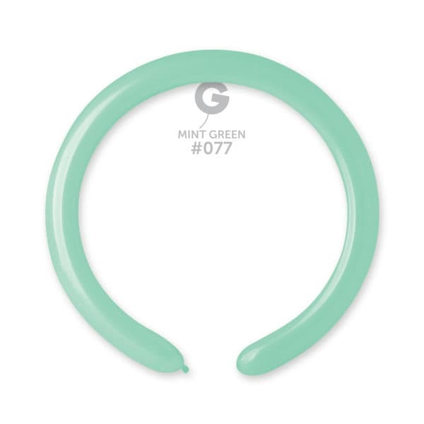 Gemar Latex Balloons Standard Mint Green #077 2in - 50 pieces