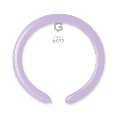 Gemar Latex Balloons Standard Lilac #079 2in - 50 pieces