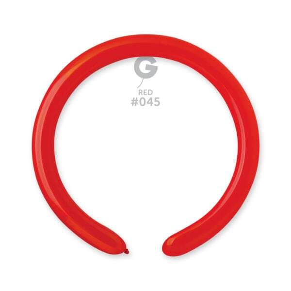 Gemar Latex Balloons Standard Red #045 2in - 50 pieces