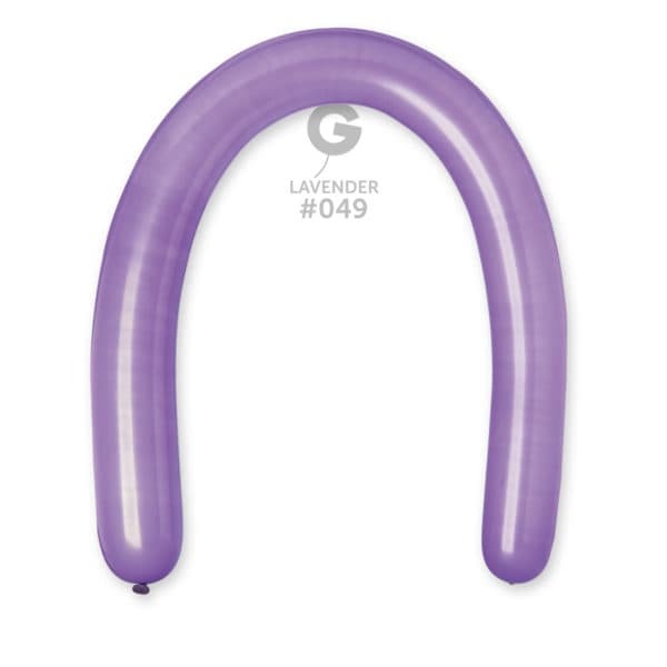 Gemar Latex Balloons Standard Lavender #049 3in - 50 pieces