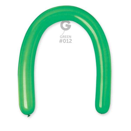 Gemar Latex Balloons Standard Green #012 3in - 50 pieces