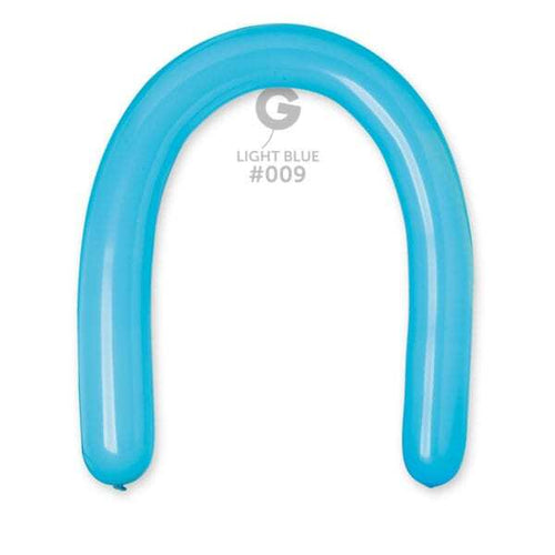 Gemar Latex Balloons Standard Baby Blue #072 3in - 50 pieces