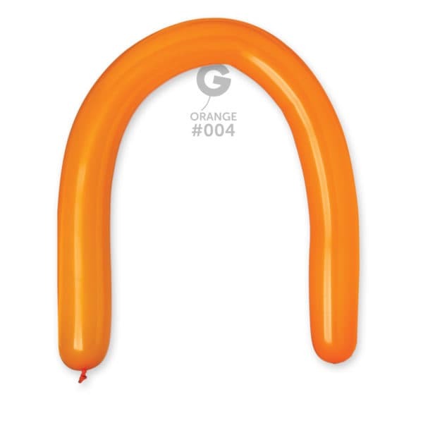 Gemar Latex Balloons Standard Orange #004 3in - 50 pieces