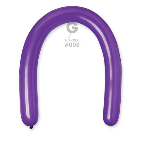 Gemar Latex Balloons Standard Purple #008 3in - 50 pieces