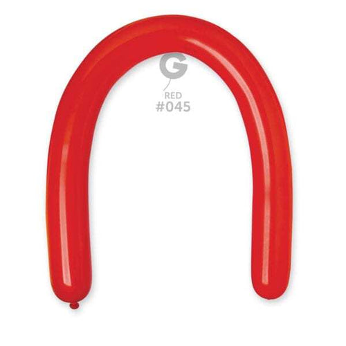 Gemar Latex Balloons Standard Red #045 3in - 50 pieces