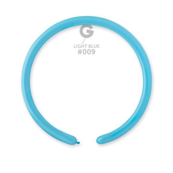 Gemar Latex Balloons Standad Light Blue #009 1in - 50 pieces