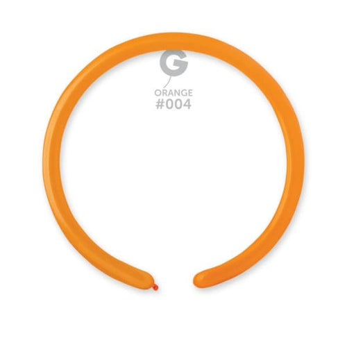 Gemar Latex Balloons Standard Orange #004 1in - 50 pieces