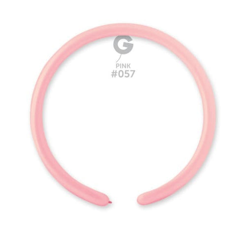 Gemar Latex Balloons Standard Pink #057 1in - 50 pieces